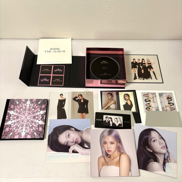 BlackPink The Album Limited Edition CD Box Set 1st Full Album K-Pop Poster Book - Picture 8 of 16